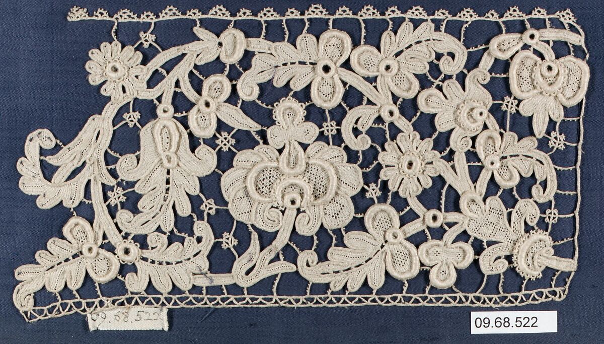 Fragment, Needle lace, Irish