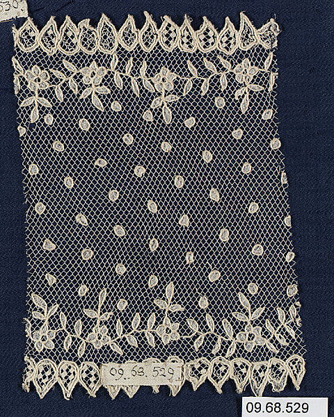 Fragment of lace, Italian 
