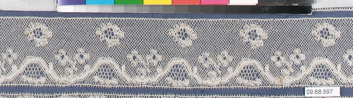 Fragment of lace, British