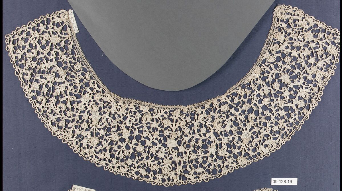 Collar, Needle lace, Italian, Venice