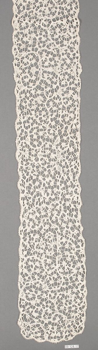 Barbe, Bobbin lace, Northern Italian or Flemish