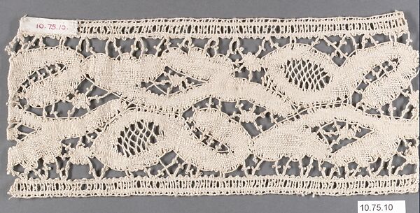 Fragment, Bobbin lace, Russian