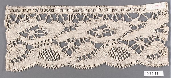 Fragment, Bobbin lace, Russian