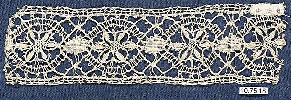 Fragment, Bobbin lace, Austrian 