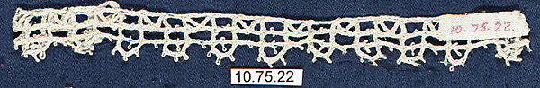 Piece, Bobbin lace, Italian 