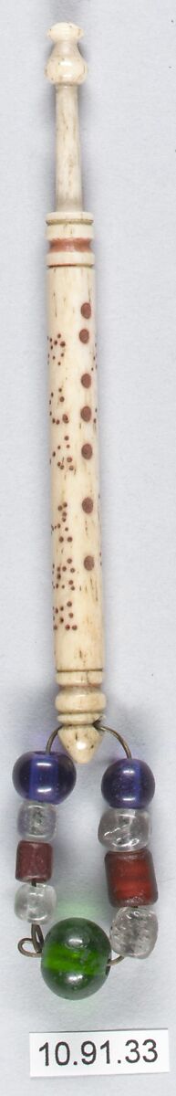 Old English bone bobbin, Bone, British, Buckinghamshire 