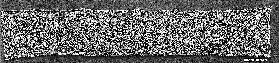 Altar frontal, Cutwork, Italian 