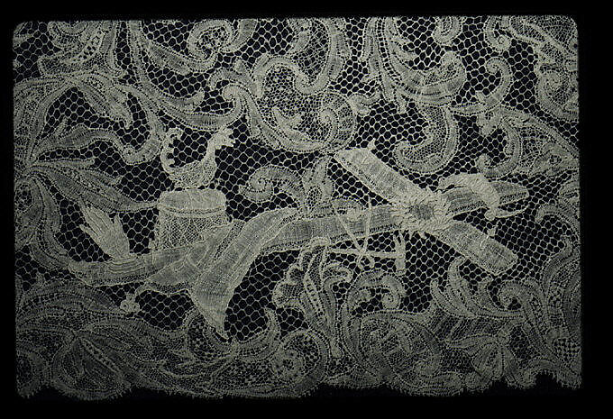 Flounce, Bobbin lace, Flemish
