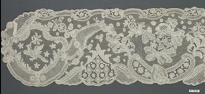 Barbe, Bobbin lace, point d'Angleterre, Flemish