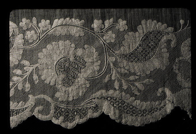 Fragment, Needle lace, Italian