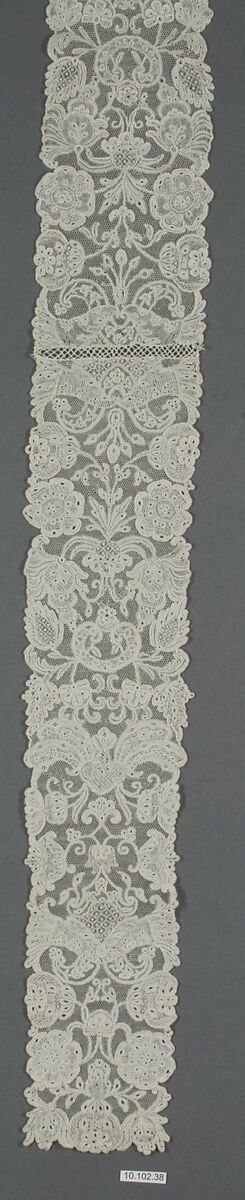 Barbe, Needle lace, Dutch or Italian 