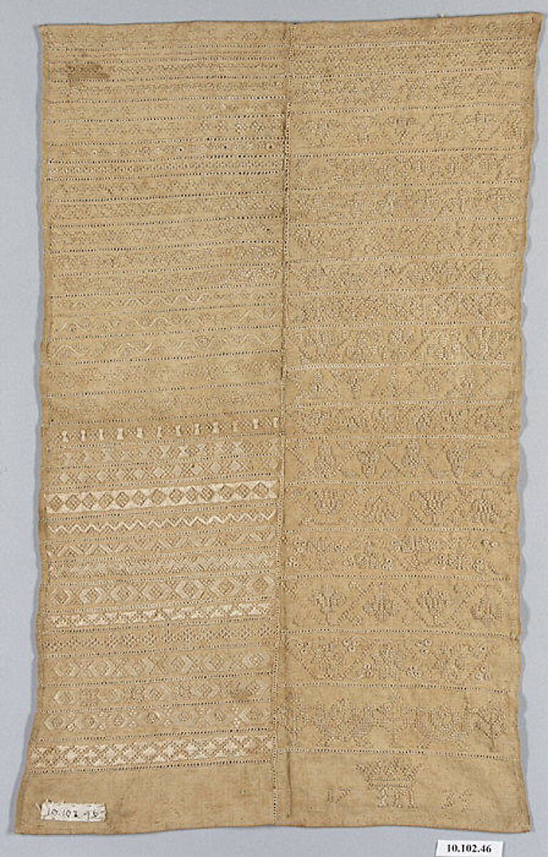 Sampler, Linen, Swiss 