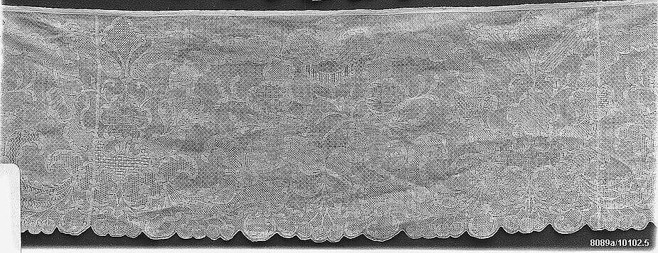 Fragment, Linen, drawnwork, Danish