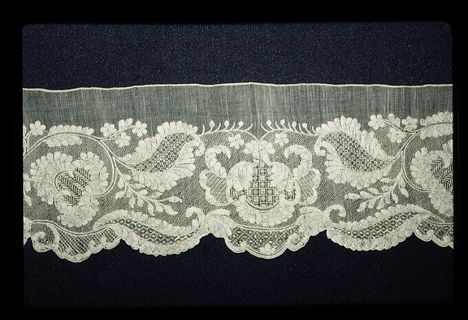 Fragment, Linen, drawnwork, Danish