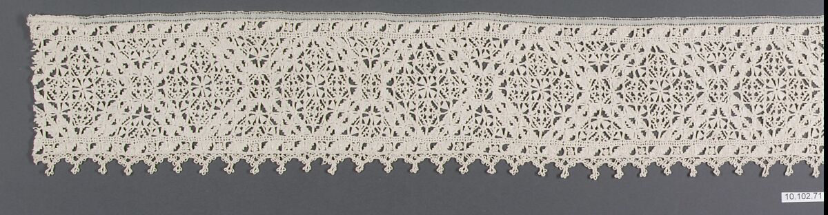 Fragment, Needle lace, Italian