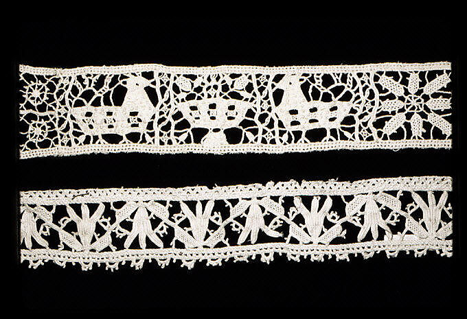 Fragment, Needle lace, Italian