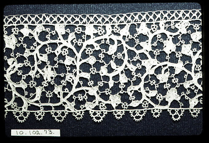 Fragment, Needle lace, Italian