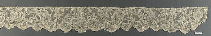 Fragment, Needle lace, Flemish or Italian 