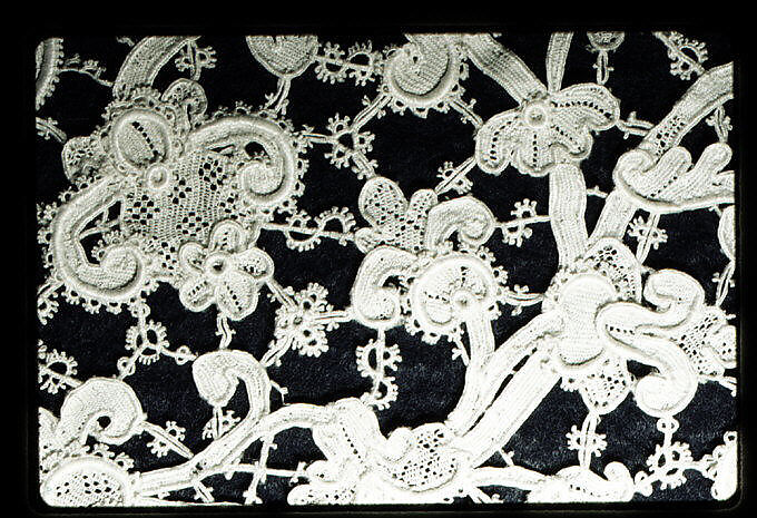 Fragment, Needle lace, Italian, Venice