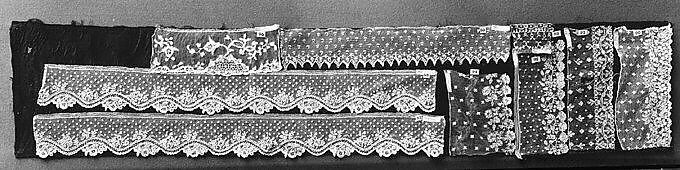 Fragment, Needle lace, point d’Alençon, French