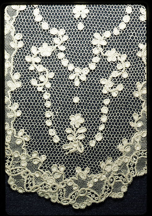 Barbe, Needle lace, point d’Alençon, French