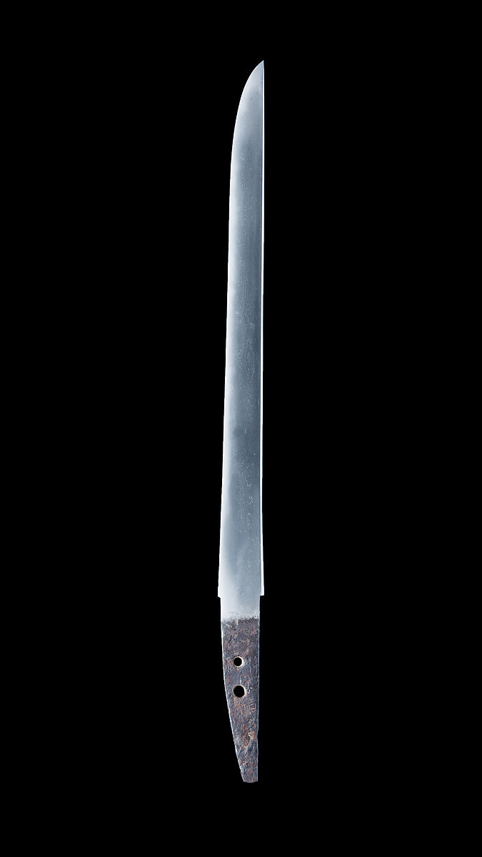 Blade and Mounting for a Dagger (Tantō), Blade inscribed by Kuniyoshi (Japanese, active ca. 1525), Steel, wood, copper-gold alloy (shakudō), copper-silver alloy (shibuichi), gold, lacquer, rayskin (samé), silk, abalone shell, silver, Japanese 