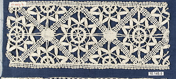 Fragment, Bobbin lace, Austrian 