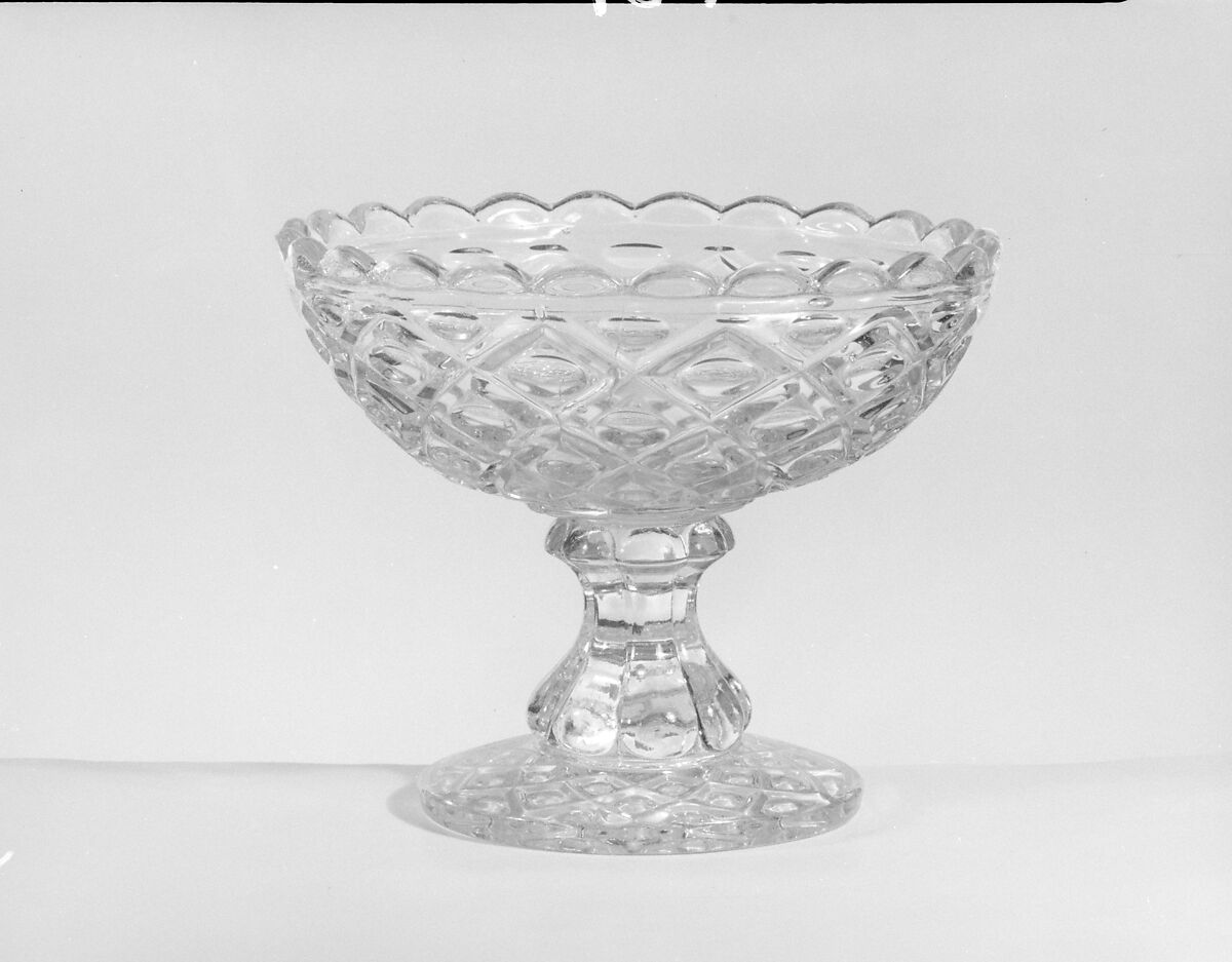 Compote, Pressed glass, American 