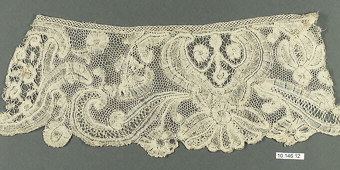 Fragment, Bobbin lace, Flemish 