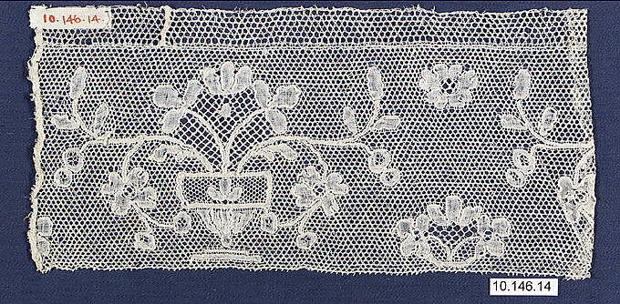 Fragment, Bobbin lace, Flemish 