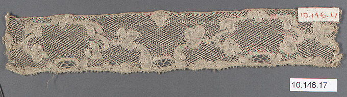 Fragment, Bobbin lace, Flemish 