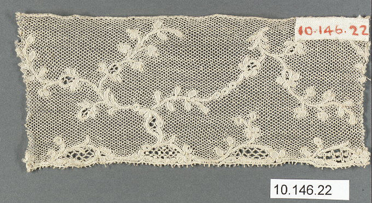 Fragment, Bobbin lace, Flemish 