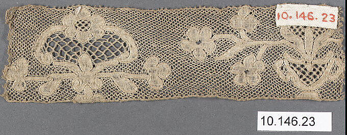 Fragment, Bobbin lace, Flemish 