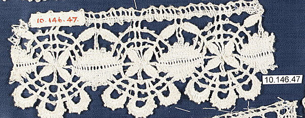 Fragment, Bobbin lace, Austrian 