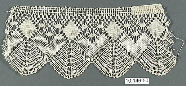 Fragment, Bobbin lace, Austrian 