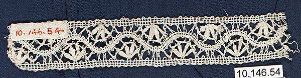 Fragment, Bobbin lace, Austrian 