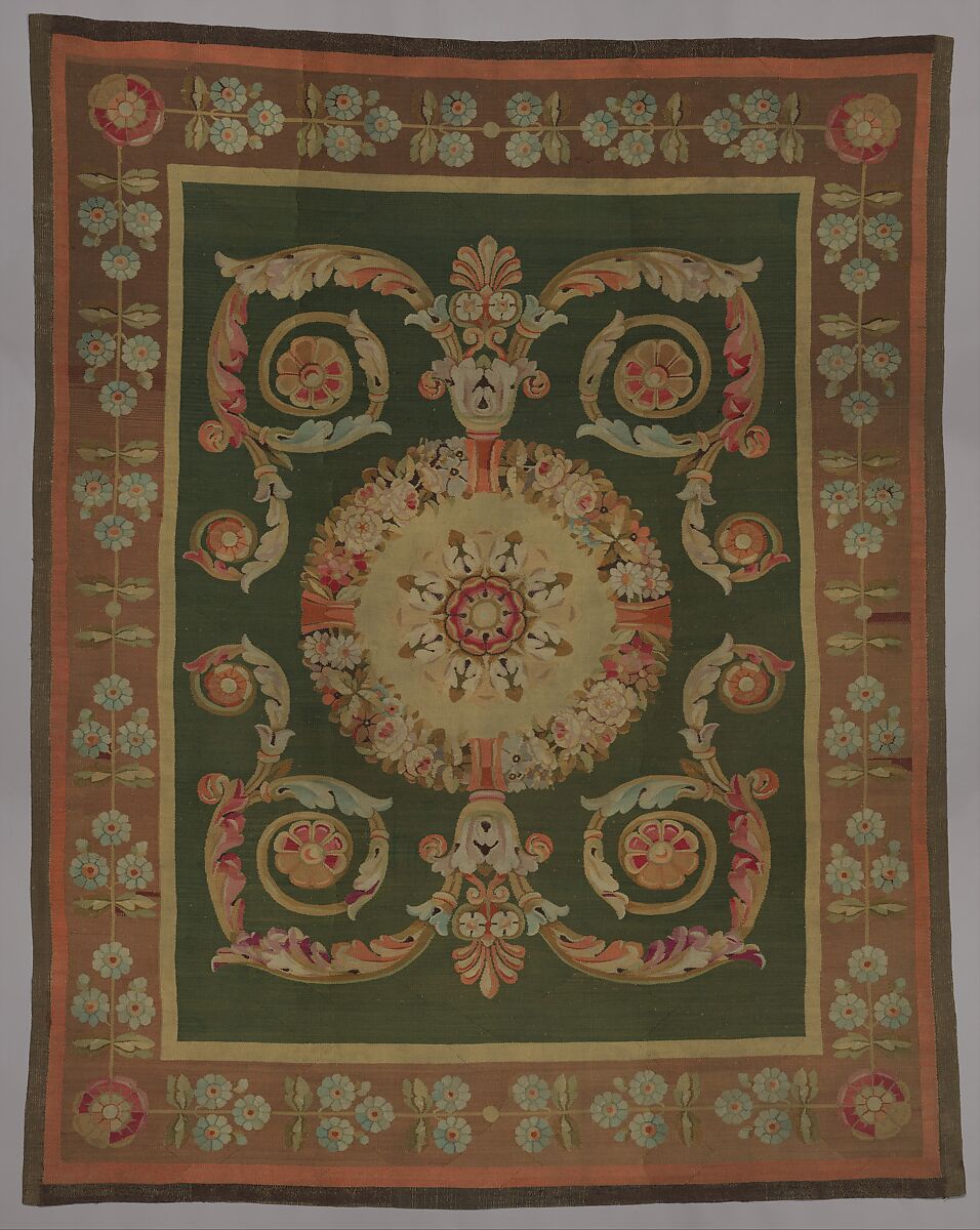 Carpet, Aubusson (Manufacture Royale, est. 1665: Manufacture, ca. 1812–present day), French, Aubusson 
