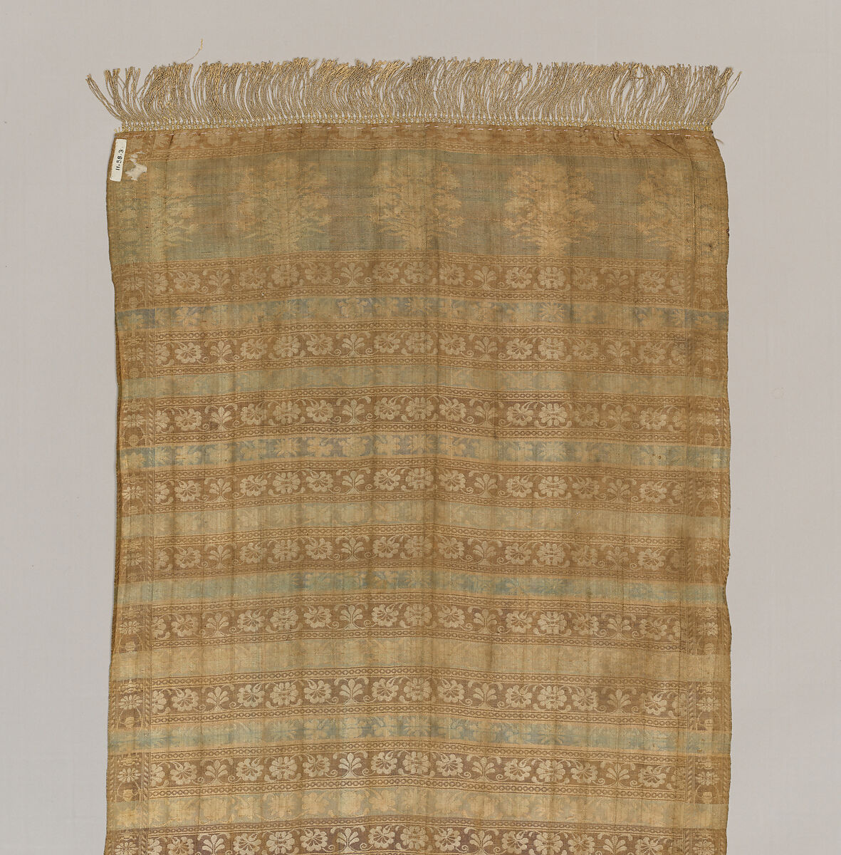 Sash, Silk and metal thread, possibly Polish