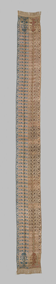 Sash, Manufactured by Jacob Paschalis, Silk and metal thread, metal fringe, Polish, Kobylka