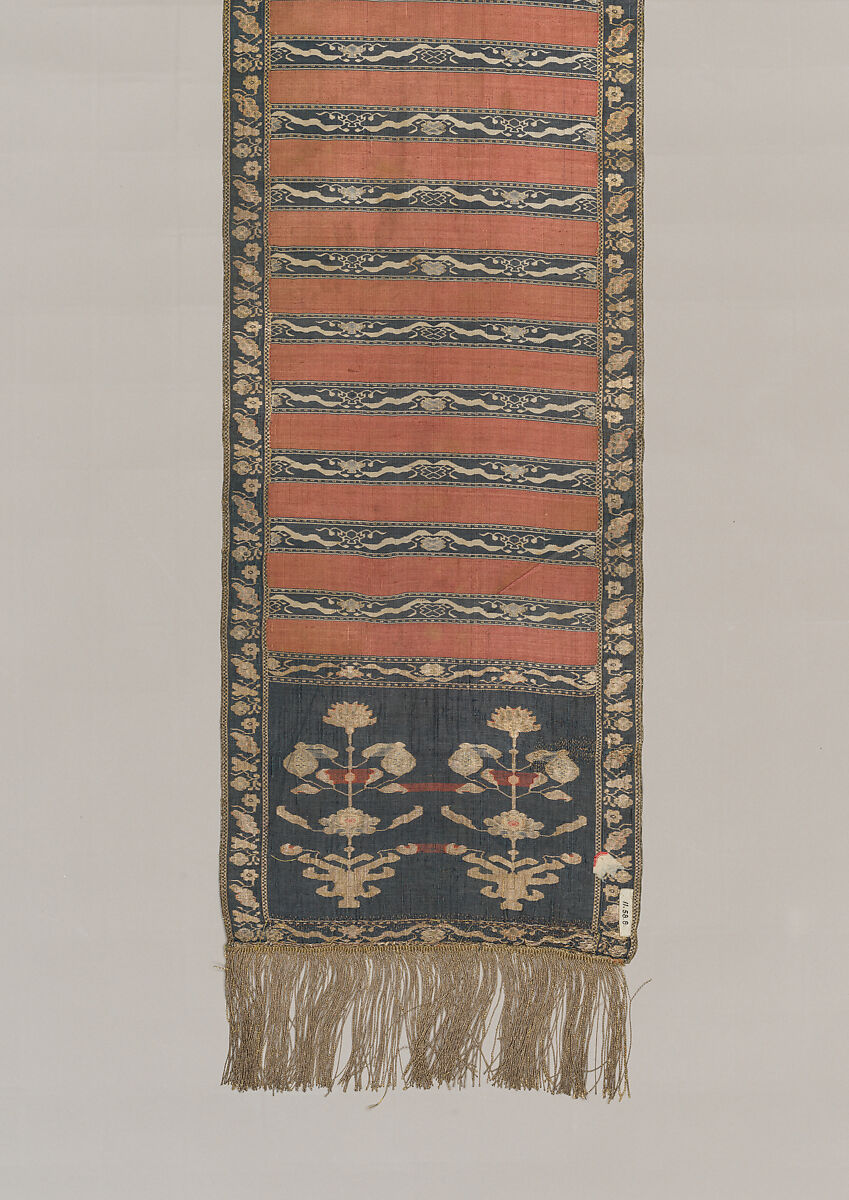 Sash, Silk and metal thread, Polish