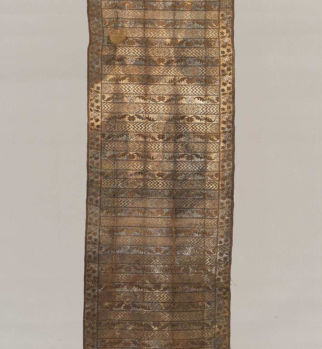 Sash, Manufactured by François Selimand (1778–1789), Silk and metal thread, Polish, Kobylka