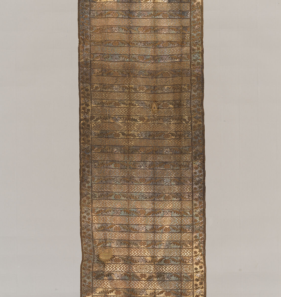 Sash, Manufactured by François Selimand (1778–1789), Silk and metal thread, Polish, Kobylka