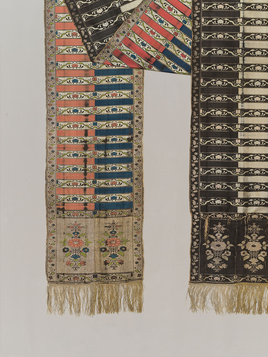 Sash, Manufactured by François Selimand (1778–1789), Silk and metal thread, Polish, Kobylka