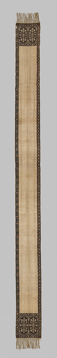 Sash, Leo Madjarski, Silk and metal thread, Polish, Sluck