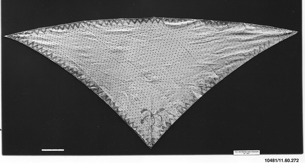 Kerchief, Cotton, possibly French 