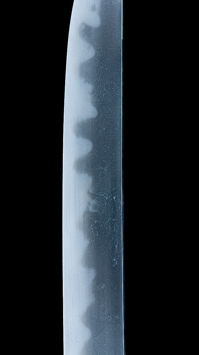 Blade and Mounting for a Dagger (Tantō), Fittings inscribed by Hidetsugu (Japanese), Steel, wood, copper-gold alloy (shakudō), gold, lacquer, baleen, rayskin (samé), Japanese