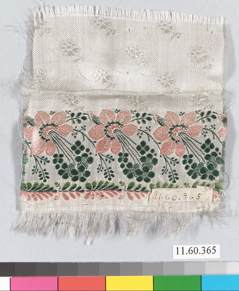 Fragment, Silk, possibly French
