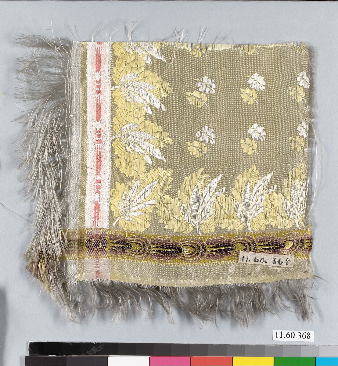 Fragment, Silk, possibly French