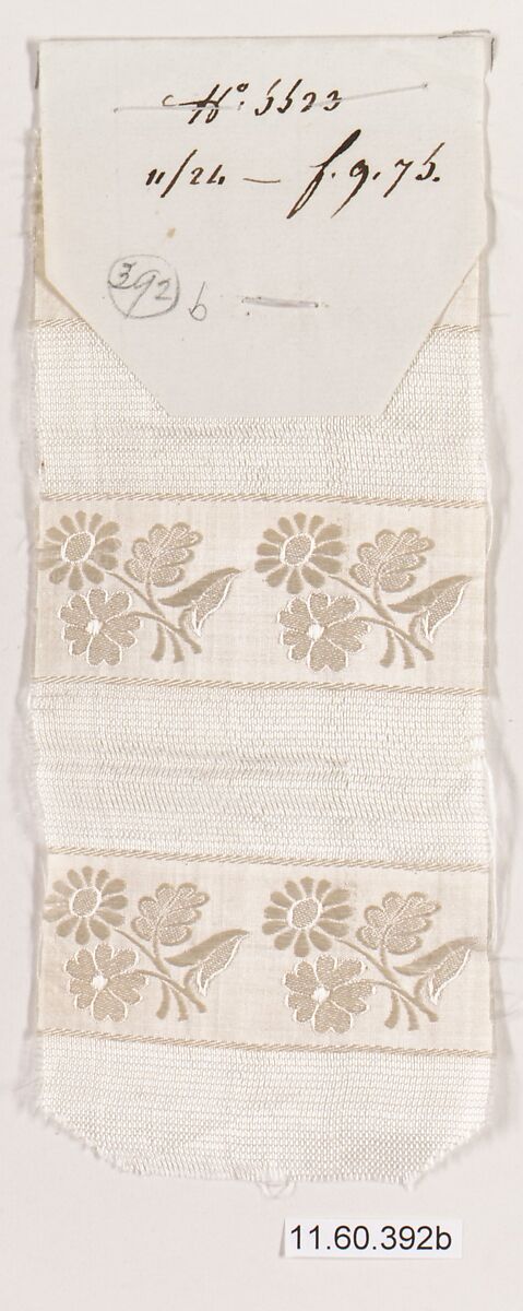 Fragments, Silk, possibly French