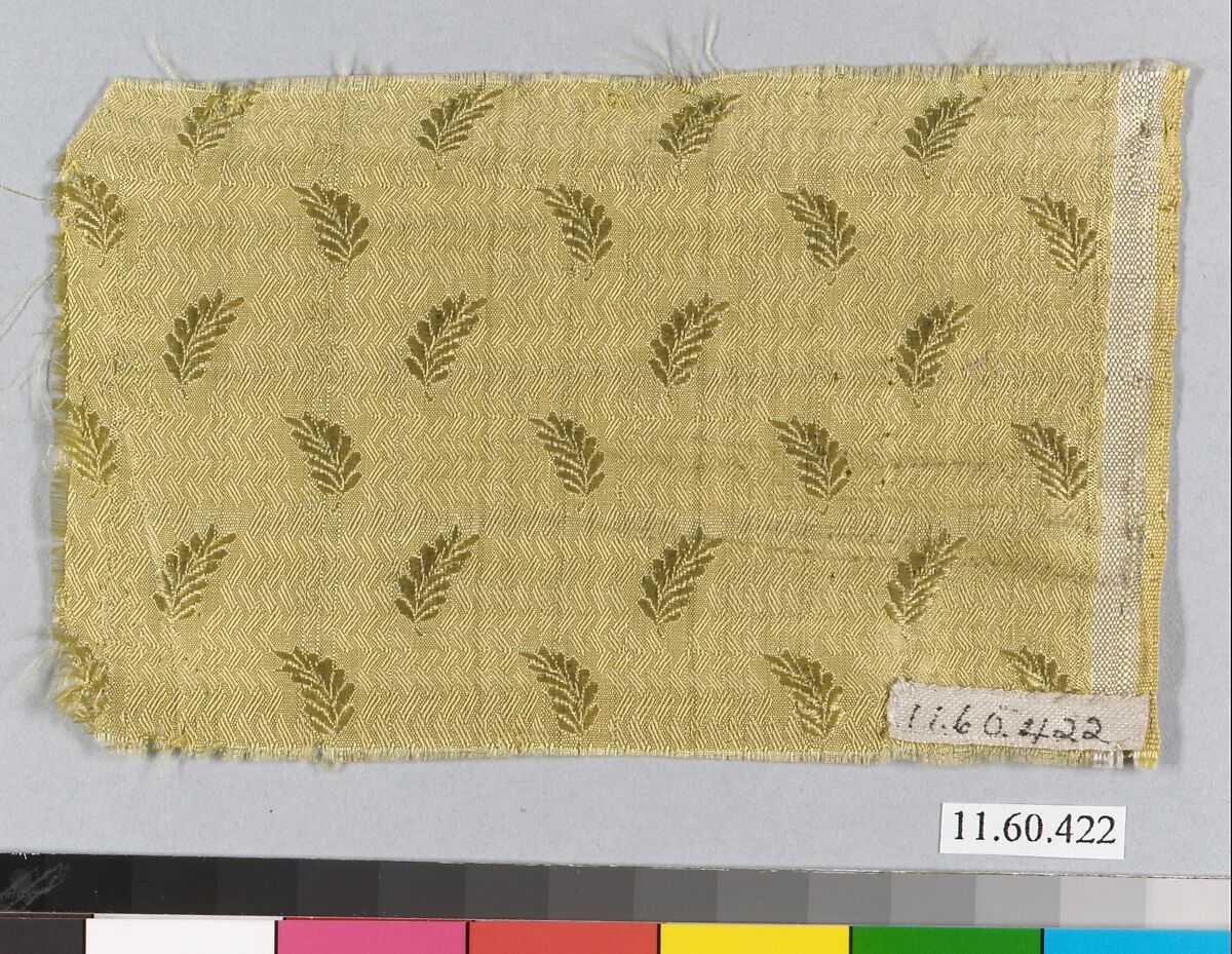 Fragment, Silk, possibly French